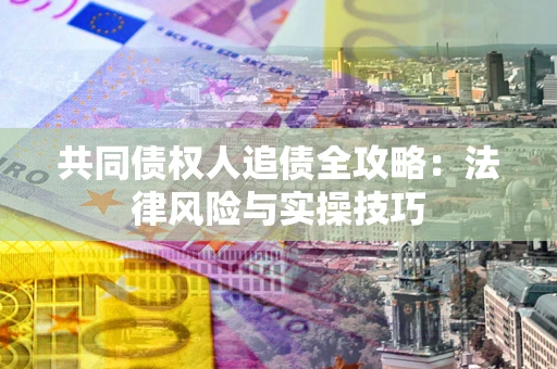 武汉共同债权人追债全攻略：法律风险与实操技巧