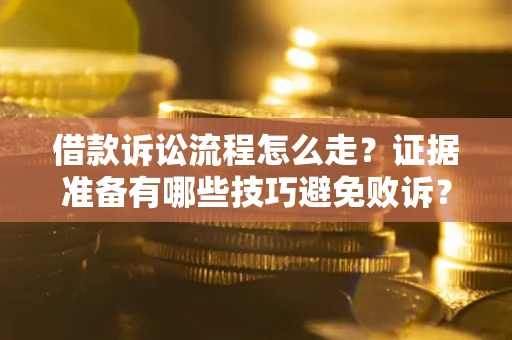 武汉借款诉讼流程怎么走？证据准备有哪些技巧避免败诉？