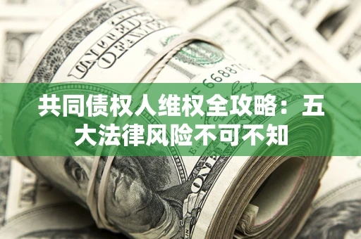 武汉共同债权人维权全攻略：五大法律风险不可不知