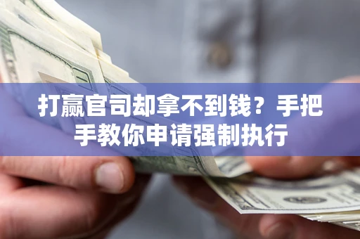 武汉打赢官司却拿不到钱？手把手教你申请强制执行