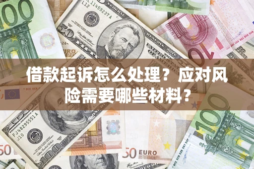 武汉借款起诉怎么处理？应对风险需要哪些材料？