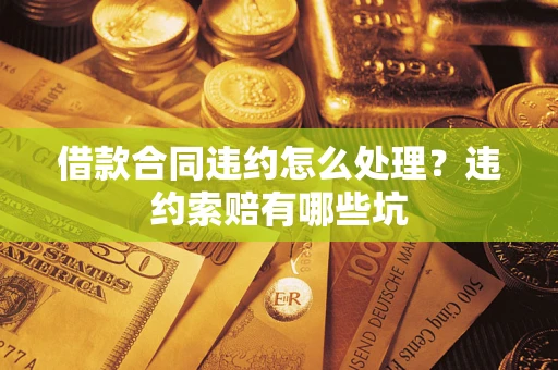 武汉借款合同违约怎么处理？违约索赔有哪些坑