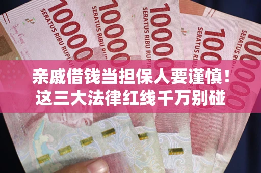 武汉亲戚借钱当担保人要谨慎！这三大法律红线千万别碰