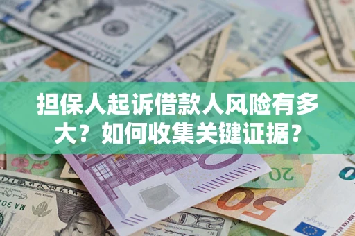 武汉担保人起诉借款人风险有多大？如何收集关键证据？