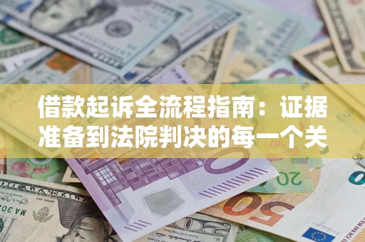 武汉借款起诉全流程指南：证据准备到法院判决的每一个关键步骤