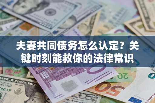 武汉夫妻共同债务怎么认定？关键时刻能救你的法律常识