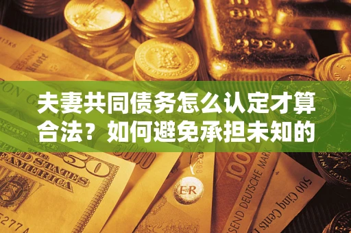 武汉夫妻共同债务怎么认定才算合法？如何避免承担未知的债务风险？