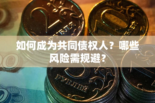 武汉如何成为共同债权人？哪些风险需规避？