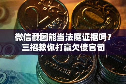 武汉微信截图能当法庭证据吗？三招教你打赢欠债官司